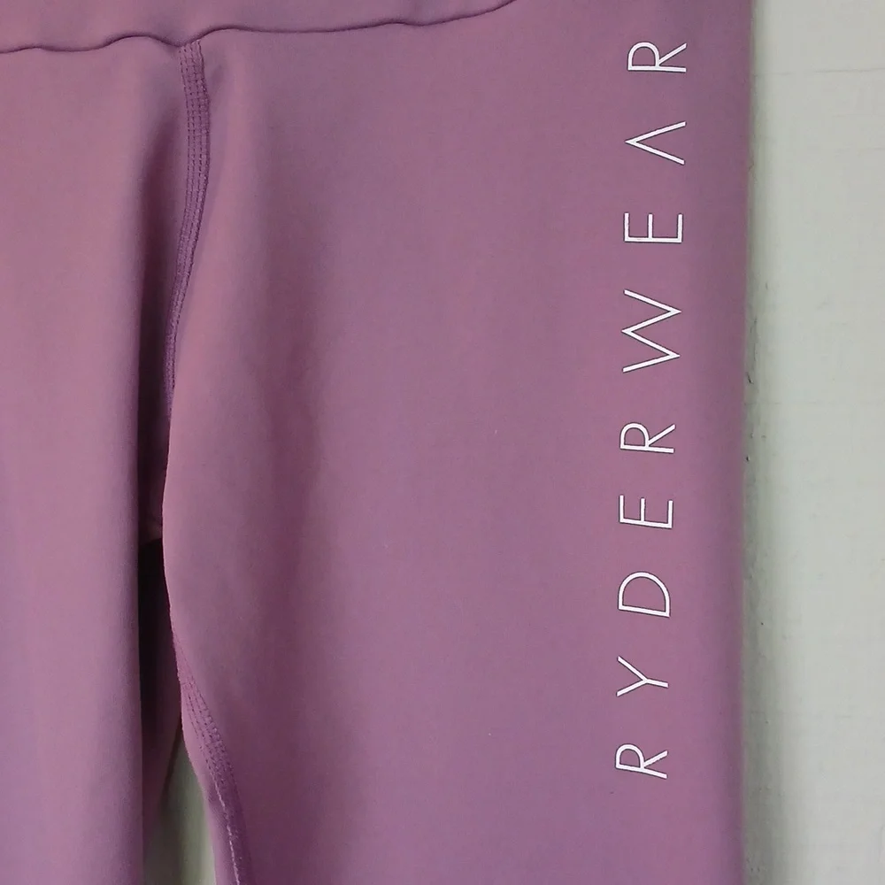 Ryderwear Scrunch Back Mauve Active Leggings Size Small